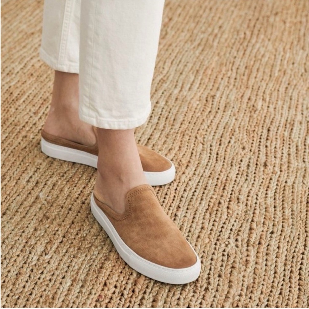 Jenni Kayne Suede Slider Sneaker in Honey EU 39 / 9 NWOB